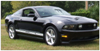 2004 Mustang Lower Rocker Side Stripes - 40TH Anniversary Name